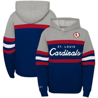 St. Louis Cardinals Antigua Victory Pullover Hoodie - Heathered Gray, Size: XL, Grey