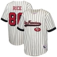 thumbnail image 1 of Youth Mitchell & Ness Jerry Rice Cream San Francisco 49ers Retired Player Name & Number Baseball Jersey, 1 of 3