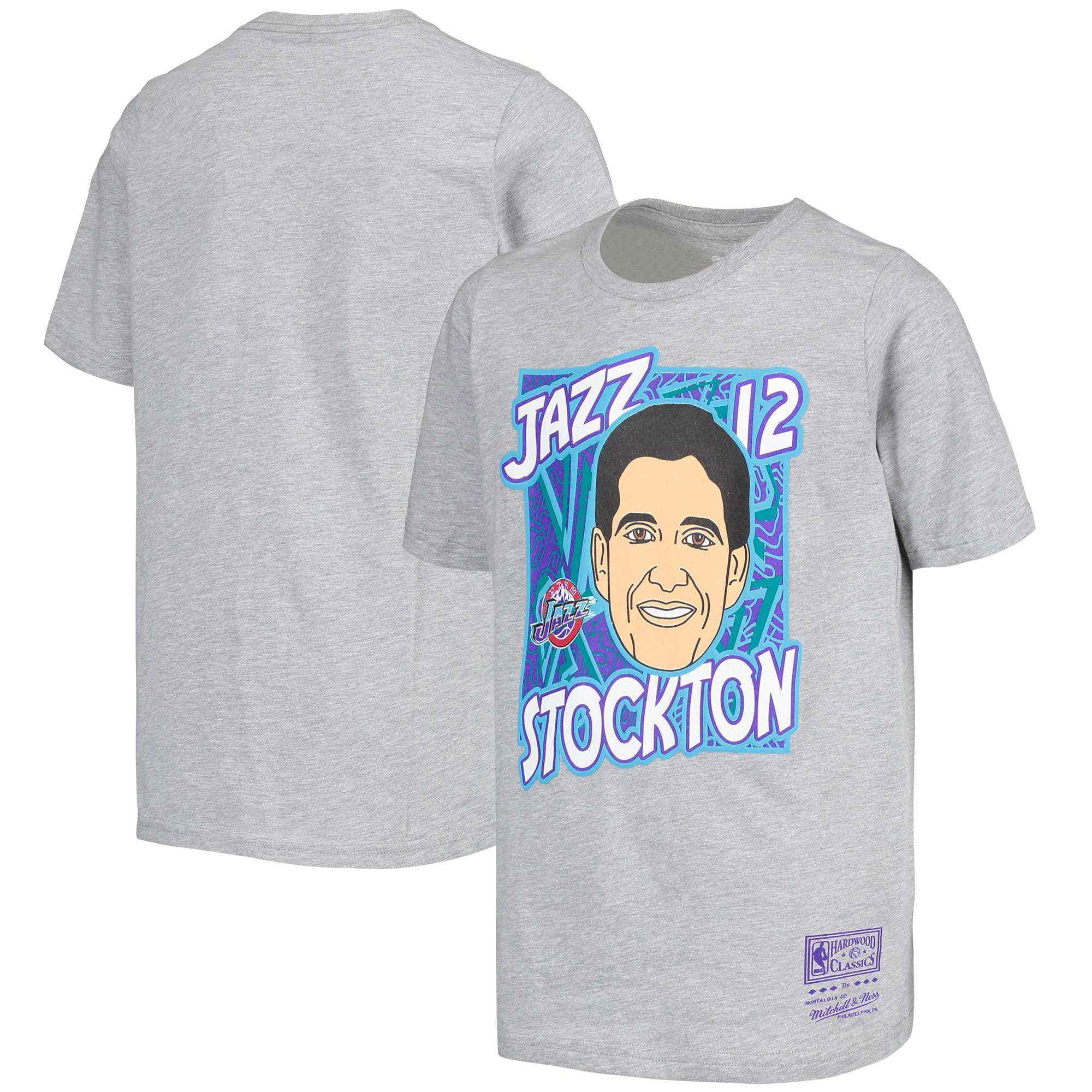Shirts, John Stockton Mitchell Ness Jazz Jersey