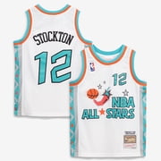 Youth Mitchell & Ness John Stockton White 1996 NBA All-Star Game Hardwood Classics Swingman Jersey