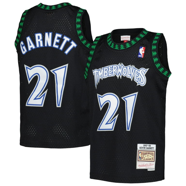 Minnesota Timberwolves 1997-98 サイズ M Youth Mitchell & Ness Kevin Garnett Black Minnesota
