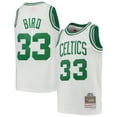 thumbnail image 1 of Youth Mitchell & Ness Larry Bird White Boston Celtics 1985-86 Hardwood Classics Swingman Throwback Jersey, 1 of 3