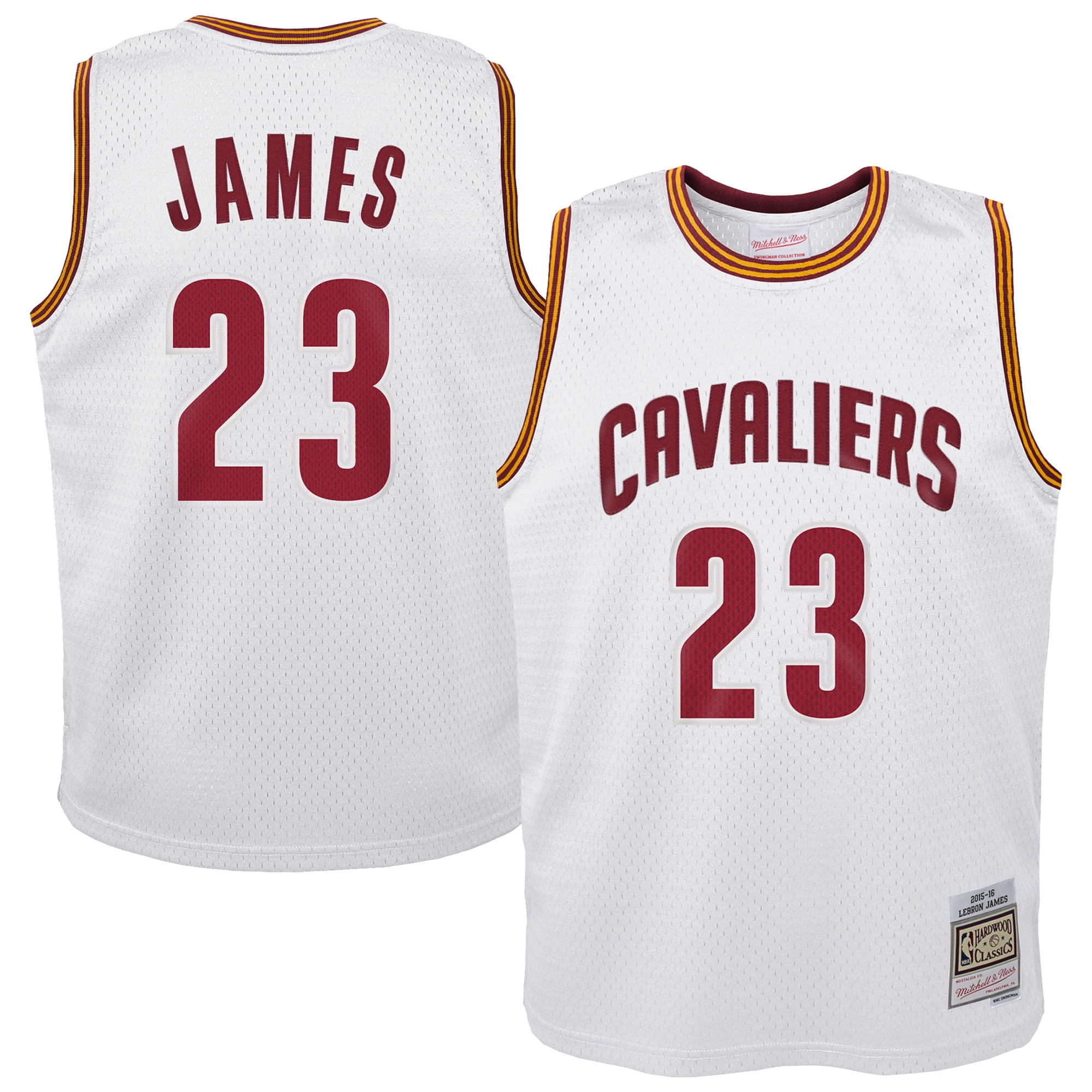 Youth Mitchell & Ness LeBron James White Cleveland Cavaliers 2015-16
