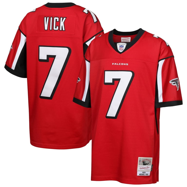Youth Mitchell & Ness Michael Vick Red Atlanta Falcons 2003 Legacy