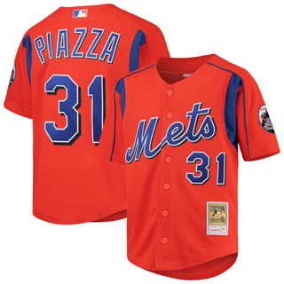 Mike Piazza Autographed Mets Mitchell & Ness Pinstripe Authentic Jerse