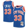 thumbnail image 1 of Youth Mitchell & Ness Patrick Ewing Blue New York Knicks Hardwood Classics Swingman Throwback Jersey, 1 of 3
