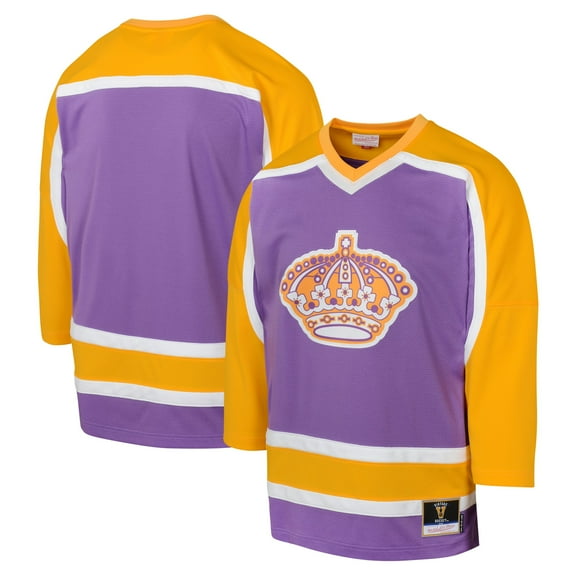 Youth Mitchell & Ness Purple Los Angeles Kings 1980 Blue Line Jersey