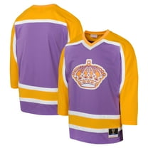 Youth Mitchell & Ness Purple Los Angeles Kings 1980 Blue Line Jersey