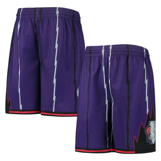  Mitchell & Ness Toronto Raptors Swingman Road Shorts 1998-99  (Small) Purple : Sports & Outdoors