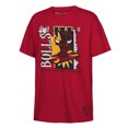 thumbnail image 1 of Youth Mitchell & Ness Red Chicago Bulls Retro '90s Poster T-Shirt, 1 of 1