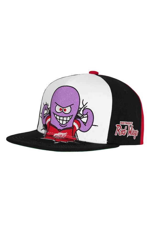 Youth Mitchell & Ness Red Detroit Red Wings Mascot Snapback Hat