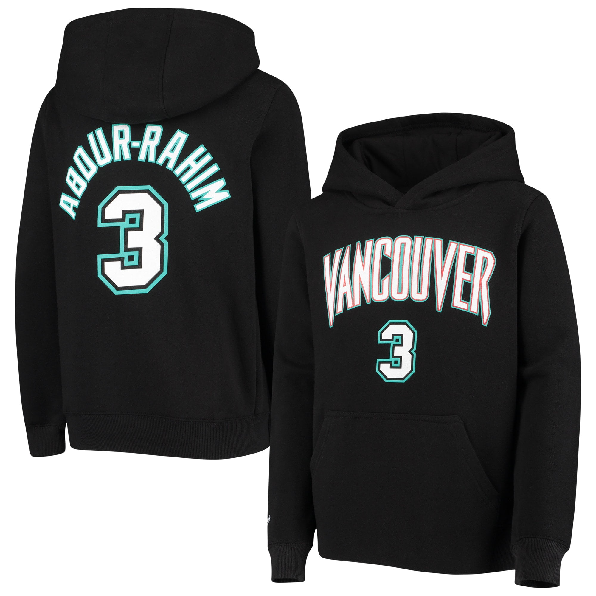 Youth Mitchell & Ness Black Vancouver Grizzlies Hardwood Classics