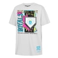 thumbnail image 1 of Youth Mitchell & Ness  White Kansas City Royals Cooperstown Neon Field Shock T-Shirt, 1 of 1