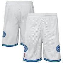 Youth-Mitchell & Ness White Minnesota Timberwolves Swingman Shorts