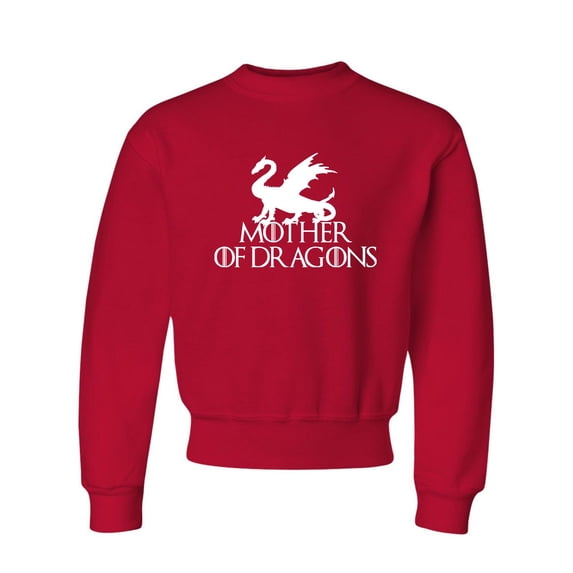 Youth Mother Of Dragons Crewneck Sweatshirt