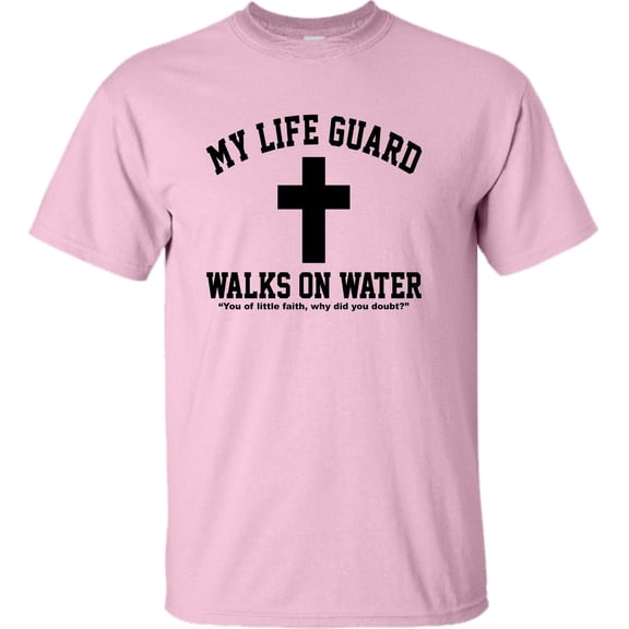 Youth My Life Guard Walks On Water Christian Easter T-Shirt