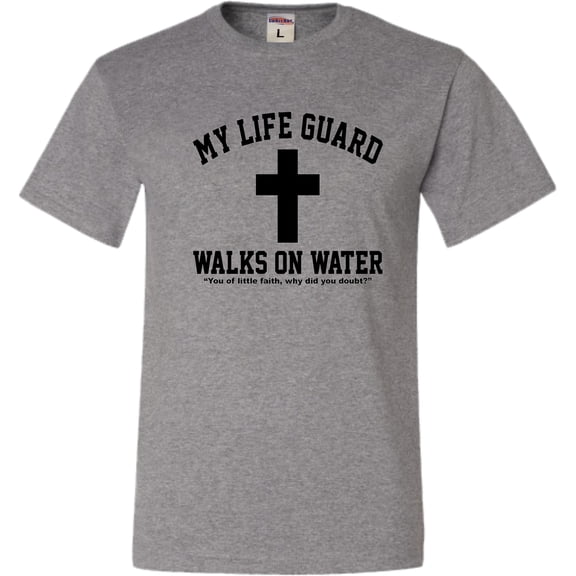 Youth My Life Guard Walks On Water Christian Easter T-Shirt