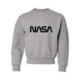 thumbnail image 1 of Youth Nasa Worm Logo Crewneck Sweatshirt, 1 of 1