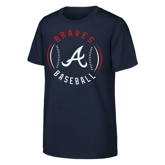 Youth Navy Atlanta Braves Golden Glove T-Shirt