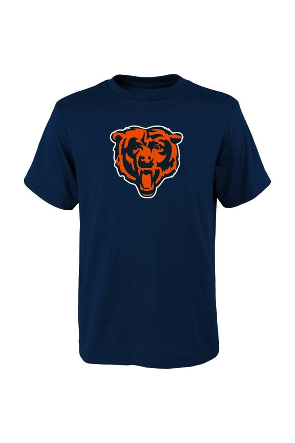 Youth Outerstuff Navy Chicago Bears Primary Logo T-Shirt