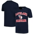 thumbnail image 1 of Youth Navy Cleveland Guardians Heart & Soul T-Shirt, 1 of 3