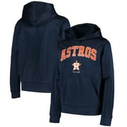 Youth Navy Houston Astros Logo Pullover Hoodie