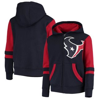 Youth Red St. Louis Cardinals Stadium Color-Block Full-Zip Hoodie