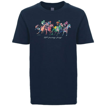 Youth Navy 151st Kentucky Derby Art of the Derby T-Shirt