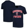 thumbnail image 1 of Youth Navy Minnesota Twins Heart & Soul T-Shirt, 1 of 3