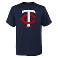 thumbnail image 1 of Youth Navy Minnesota Twins Logo Primary Team T-Shirt, 1 of 1