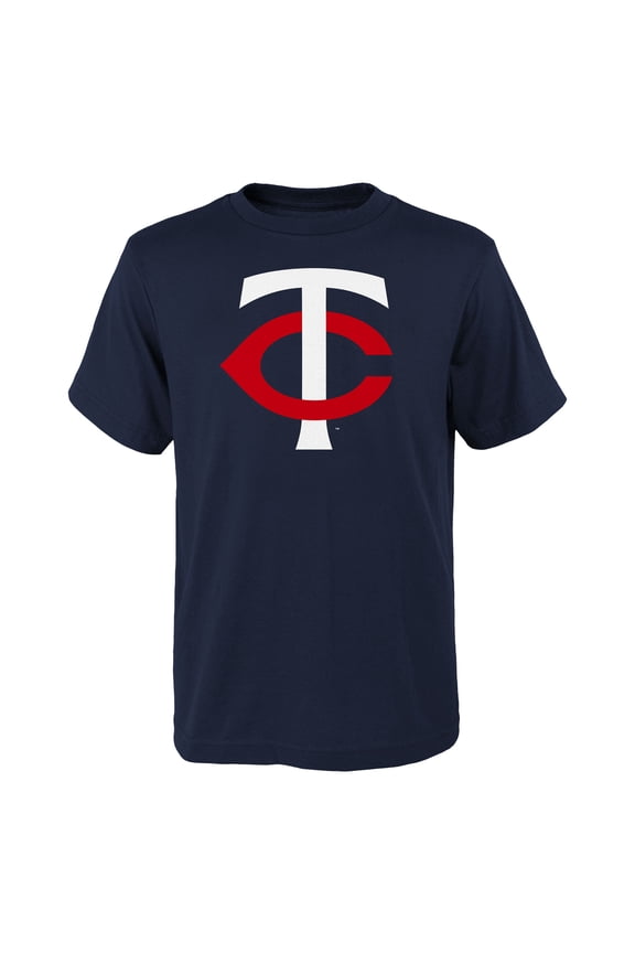 Youth Navy Minnesota Twins Logo Primary Team T-Shirt