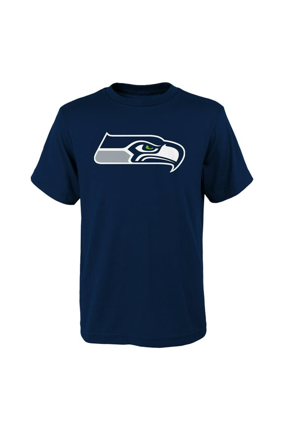 Youth Outerstuff Navy Seattle Seahawks Primary Logo T-Shirt
