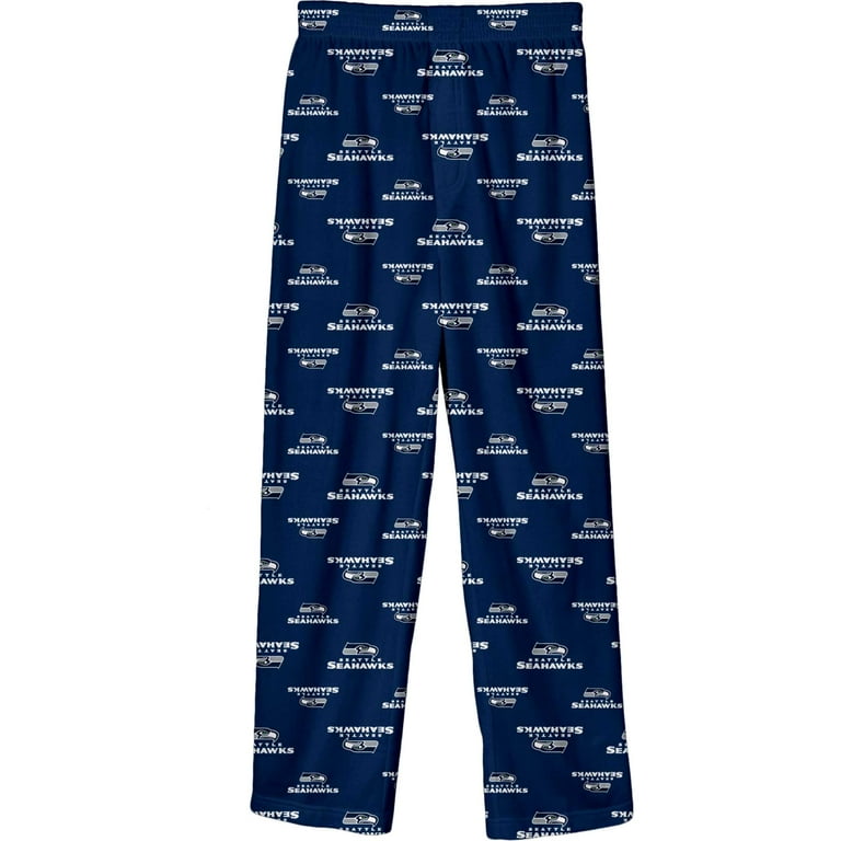 Youth Navy Seattle Seahawks Team Color Printed Pajama Pants Walmart