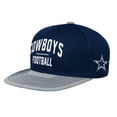 thumbnail image 1 of Preschool Navy/Silver Dallas Cowboys Lock Up Snapback Hat, 1 of 2