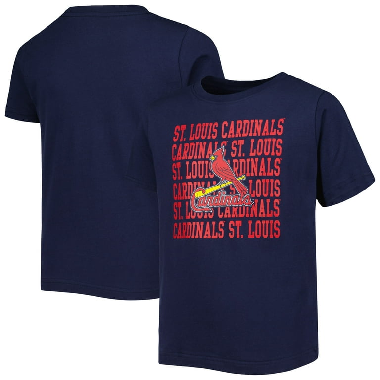 Youth Navy St. Louis Cardinals Repeat Logo T-Shirt 