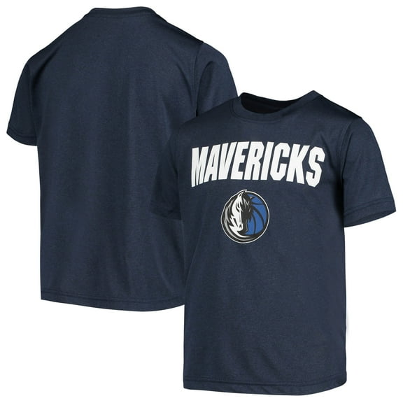 Youth Navy Utah Jazz Team & Logo T-Shirt