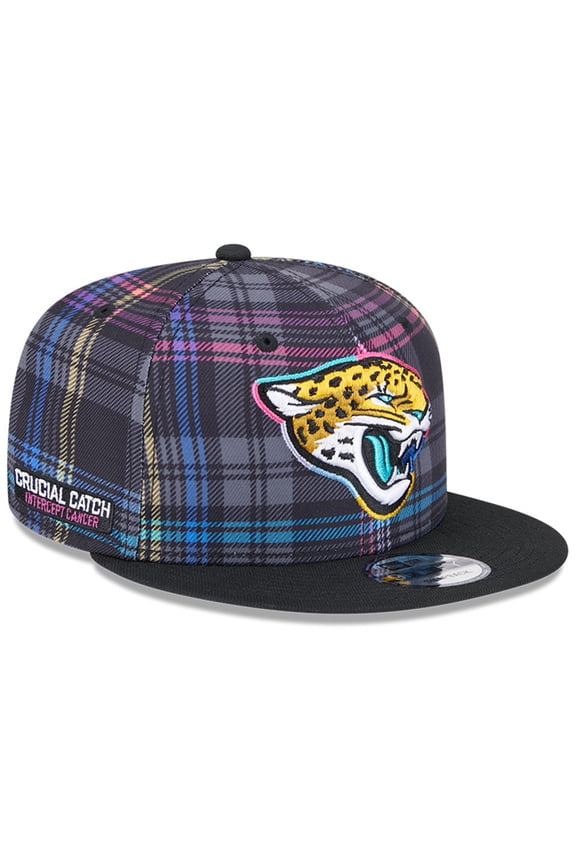 Youth New Era Black Jacksonville Jaguars 2024 NFL Crucial Catch 9FIFTY Snapback Hat