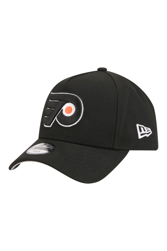Youth New Era Black Philadelphia Flyers 9FORTY A-Frame Adjustable Hat