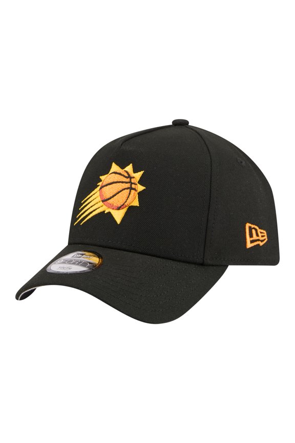 Youth New Era Black Phoenix Suns 9FORTY A-Frame Adjustable Hat