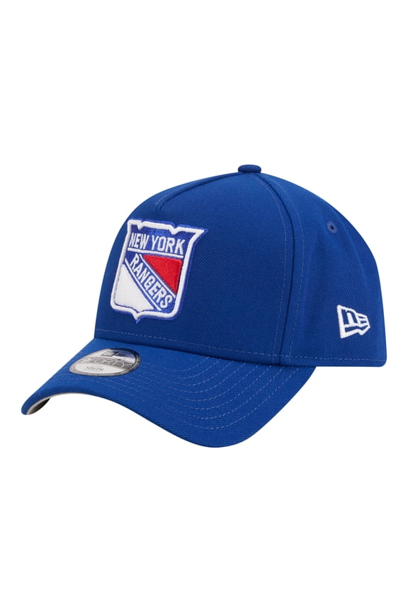 Youth New Era Blue New York Rangers 9FORTY A-Frame Adjustable Hat