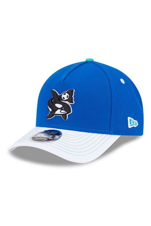 Men's New Era  Blue/White Seattle Sounders FC 2025 Jersey Hook 9FORTY M-Crown Adjustable Hat