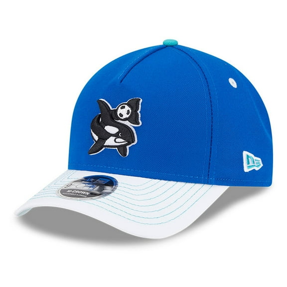 Men's New Era Blue/White Seattle Sounders FC 2025 Jersey Hook 9FORTY M-Crown Adjustable Hat