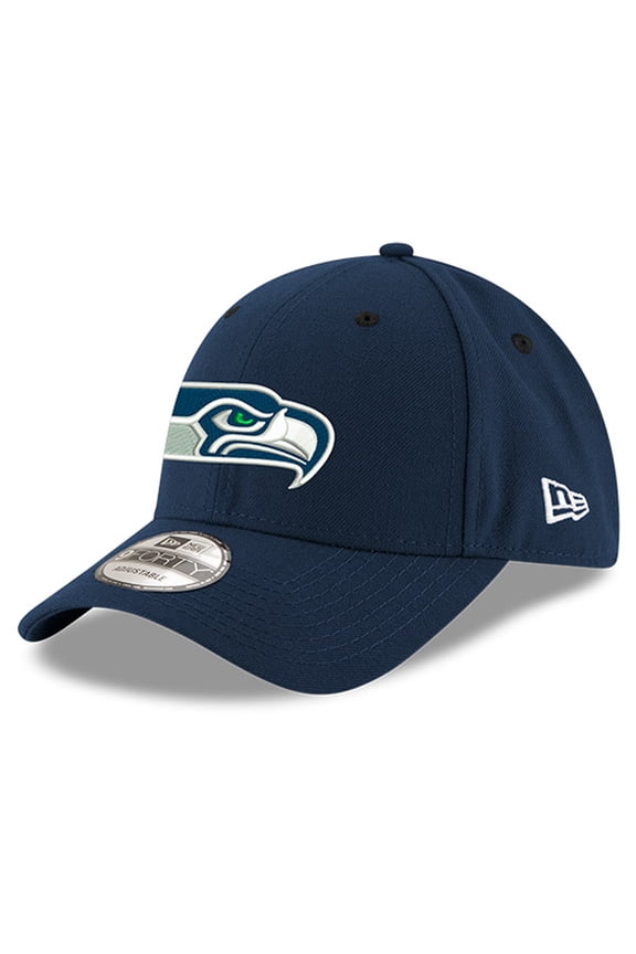 Youth New Era College Navy Seattle Seahawks 9FORTY Adjustable Hat