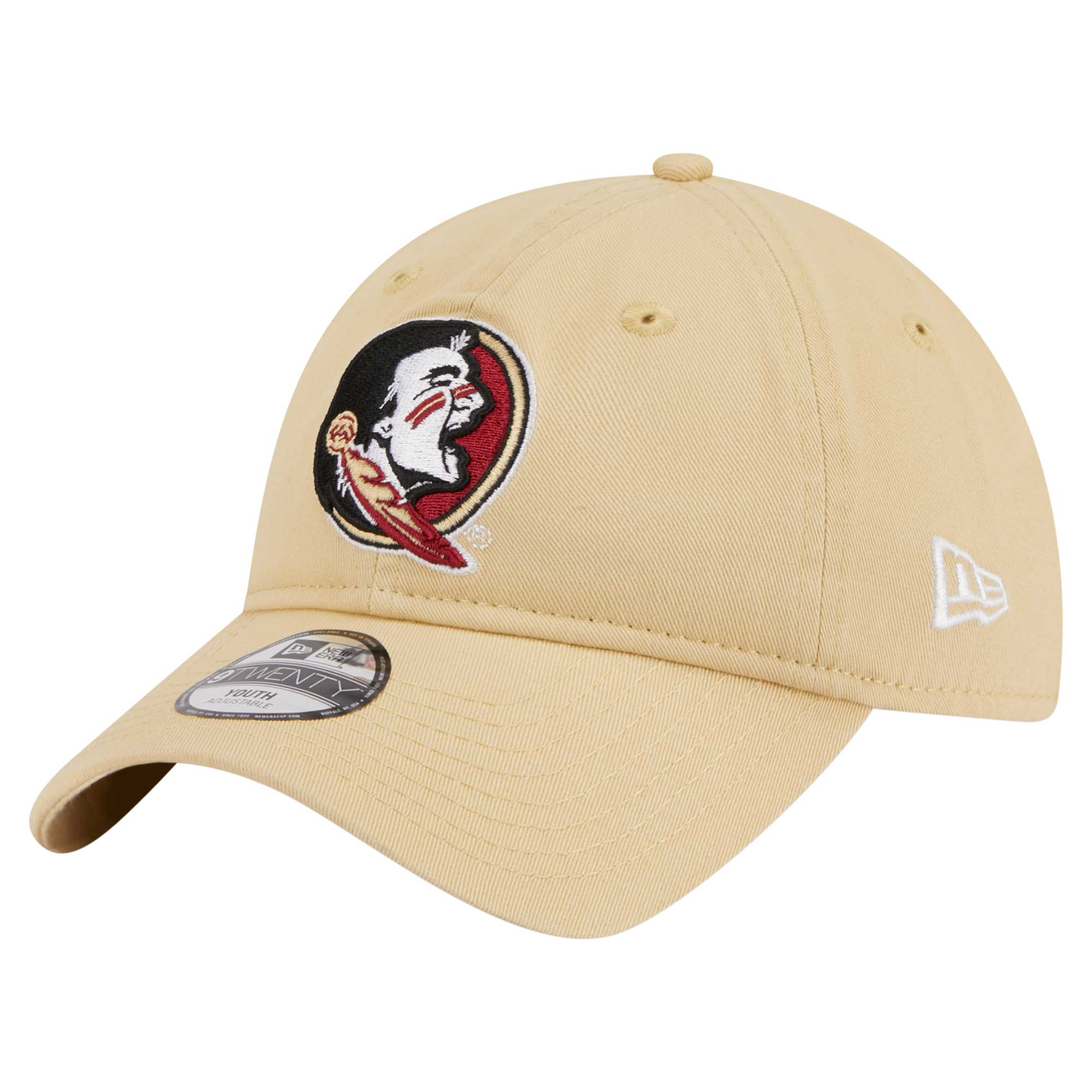 Fsu Hat Youth New Era Gold Florida State Seminoles Logo 9TWENTY Adjustable Hat ...