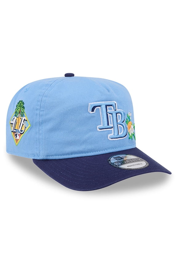 Youth New Era Light Blue/Navy Tampa Bay Rays 2026 Spring Training 19TWENTY Adjustable Hat