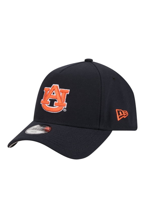 Youth New Era Navy Auburn Tigers 9FORTY A-Frame Adjustable Hat