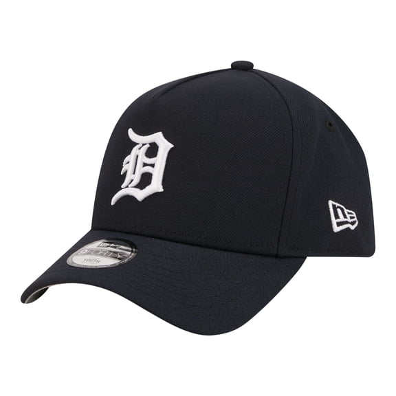 Youth New Era Navy Detroit Tigers 9FORTY A-Frame Adjustable Hat