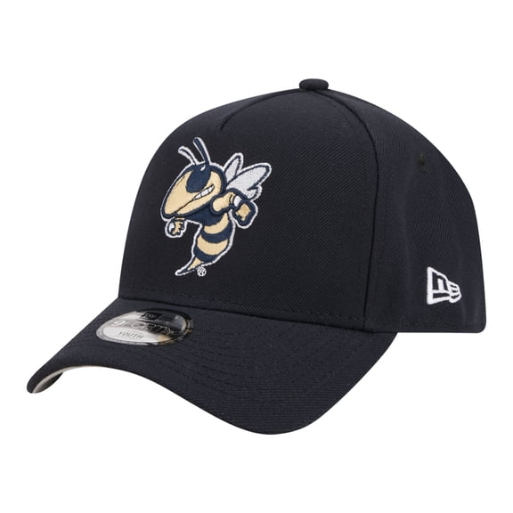 Youth New Era Navy Georgia Tech Yellow Jackets 9FORTY A-Frame Adjustable Hat