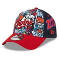 thumbnail image 1 of Men's New Era Navy/Red Minnesota Twins 2025 MLB Diamond Hero Edition A-Frame 9FORTY Adjustable Hat, 1 of 5
