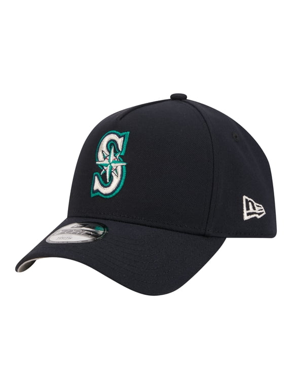 Youth New Era Navy Seattle Mariners 9FORTY A-Frame Adjustable Hat